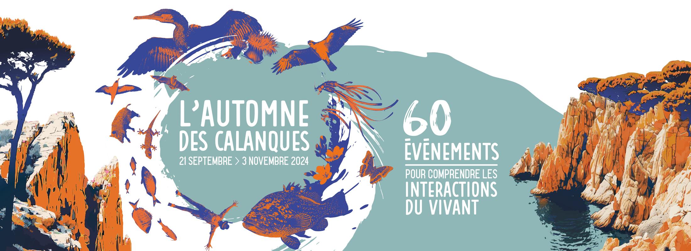 Visuel de l'Automne des Calanques 2024